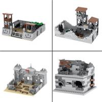 WW2 Army Military Base Building Blocks MOC Toy - High Quality Toy Block 4 Sets