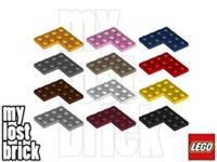 LEGO - Part 2639 - Corner Plates 4x4 (MULTIPACK) + NEW + SELECT COLOUR