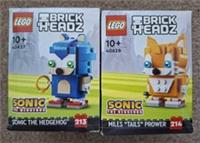 Lego 40627 Brickheadz: Sonic The Hedgehog & 40628 Miles Tails Prower. Brand New.