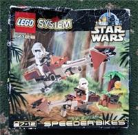 Lego 7128 Star Wars Speeder Bikes Brand New Sealed Damaged Box 1999 Rare Vintage