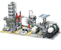 Natural Gas Oil Rig Transportation Industrial Station MOC Building Blocks Set