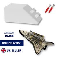 Wall Mount Bracket for LEGO Space Shuttle Discovery (10283) Angled Up Holder UK
