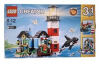 Lego Creator 3 In 1 Lighthouse Point. Brand New Sealed. Retired Boathouse 31051