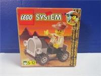 sealed VINTAGE lego system 3055 ADVENTURERS CAR MINIFIGURE BOXED SET SHELL PROMO