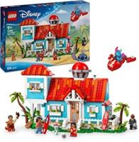 LEGO | Disney Lilo and Stitch Beach House Building Toy with 6 Rooms, Rooftop...