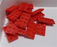 LEGO Parts & Pieces 3020 - 302021 Plates 2x4 Red x20