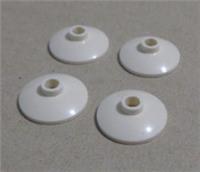 Lego 4740 - 474001 Round Dish 2 x 2 Inverted With Centre Hole White x4 **