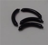 LEGO Spare Parts 33078 6156414 Hot dog Sausage Black x4