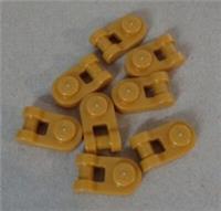 Lego Spares 6212377 - 26047 Plate 1x1 Modified With Handle Gold x8 **