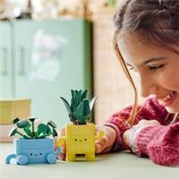 LEGO Botanicals Happy Plants Toy - Crafts Kit for Kids incl. 2 Artificial Plants