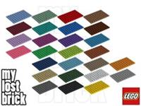 LEGO - Part 3033 - Plates 6x10 + NEW + SELECT COLOUR + FREE POSTAGE
