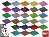 LEGO - Part 41539 - Plates 8x8 (SINGLE) + NEW + SELECT COLOUR / QUANTITY