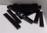 LEGO Parts 663626 - 6636 Flat Tile 1 x 6 Black x16