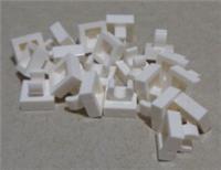 LEGO 15712 - 6348055 Modified 1x1 Tile With Clip White x20 Parts & Pieces