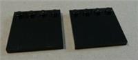 LEGO 6179 - 617926 Tile 4 x 4 With Studs Black x2**