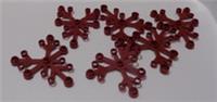 Lego Park & Pieces 2417 - 6431823 Plant Leaves Dark Red x6