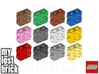 LEGO - Part 67329 - Brick 1x2x1(2/3) Studs on Sides (SINGLE) +NEW +SELECT COLOUR