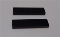 LEGO Spares 243126 - 2431 Flat Tile 1x4 Black x2