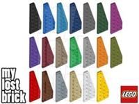 LEGO - Part 50304 - Right Wedge Plate / Wing 8x3 (MULTIPACK) +NEW +SELECT COLOUR