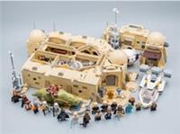 Unbuilt Star Wars Mos Eilsey Cantina 75290 Moc 3187pcs Plus 21 Figures,Stickers