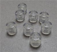 Lego Parts 28621 - 6168665 Minifigure head Transparent x8