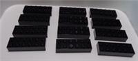 Lego Parts 44237 2456 4181144 Brick 2 x 6 Black x12