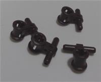 LEGO 53895 6265670 Bush W/Connecting Piece Dark Brown x4 Pieces & Parts **
