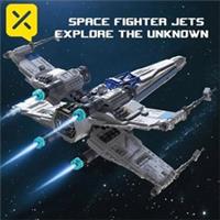 Space Fighter Jet DIY Model Bricks 1271PCS MOC Building Blocks Gifts for Kids UK