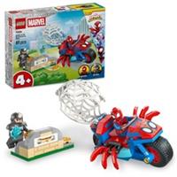 LEGO Marvel 11206 Spidey on his Motorcycle vs. Rhino Age 4+ 61pcs