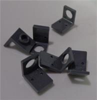 LEGO Minifigure 6170811 28974 Neck Bracket Back Stud Wall Dark Stone Grey x6