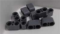 LEGO TECHNIC 43857 - 6325983 1x2 Beam Dark Stone Grey x10 Parts & Pieces**