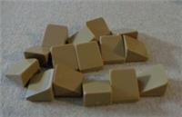 Lego 54200 - 6040126 Sand Yellow 1x1 2/3 Cheese Slope Wedge x15 Parts Pieces*