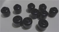 Lego Minifigure head Blank Black x10 Parts & Pieces **