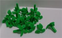 Lego Parts & Pieces 37695 6235080 Leaf W Stem edge Bright Green x20