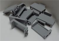 LEGO Pieces & Parts 87544 - 4585429 Wall Element 1x2x3 Medium Stone Grey x12
