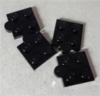 LEGO Pieces & Parts 19954 - 73983 - 6102782 Hinge Plates 1x4 Black x4