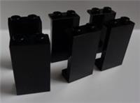 LEGO 87544 - 4614788 Wall Element 1x2x3 Black x6 Pieces & Parts