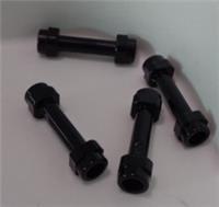 LEGO Parts & Pieces 66909 6331084 Hilt Smooth Extended Black x4