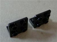 LEGO Parts & Pieces 99207 6000650 Bracket 1 x 2 - 2 x 2 Inverted Black x2 **