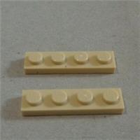 Lego Parts & Pieces 3710 - 4113233 Plate 1x4 Tan x2