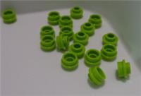 LEGO Parts 85861 - 28626 - 6190251 Studs 1x1 W/ Hole Lime Green x18
