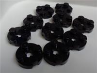 Lego Parts & Pieces 403226 - 4032 2x2 Round Plate with Axle Hole Black x10