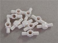 LEGO TECHNIC 6257450 - 27940 Beam 1 W/2 Cross Axles 180 deg White x10*