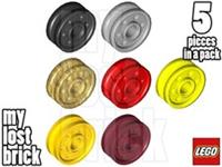 LEGO - Part 13971 - Wheels 18mm (Diameter) x 8mm (Pack of 5) +NEW +SELECT COLOUR