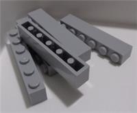 LEGO Parts & Pieces 3009 - 4211393 Bricks 1 x 6 Medium Stone Grey x6
