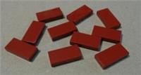 Lego Part 4539090 - 3069 1x2 Plate Smooth Flat Tile Dark Red x10