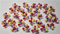Lego 19119 24866 Plant Multicoloured Flowers & Dark Green Stem Pack of 60 NEW.