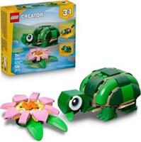 LEGO Creator 3in1 Turtle with a Water Lily Flower Toy 31377