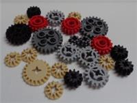 LEGO TECHNIC 32198 32270 94925 6031962 4177431 4565452 Mixed Colour Cogs x24
