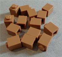 Lego - 3005 - 6057986 1x1 Brick Medium Nougat x14 Pieces/Parts**